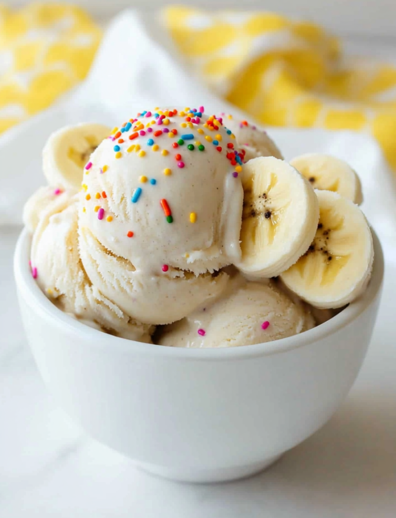 Ninja Creami Banana Ice Cream