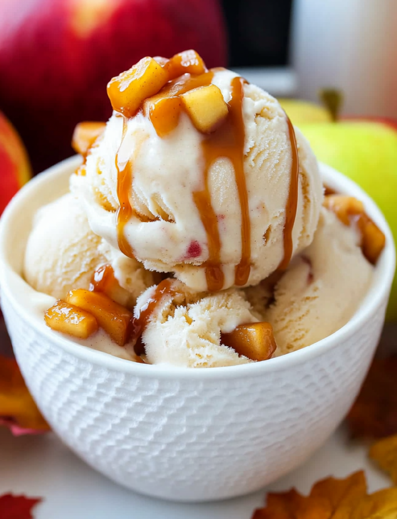 Storing Ninja Creami Apple Pie Ice Cream