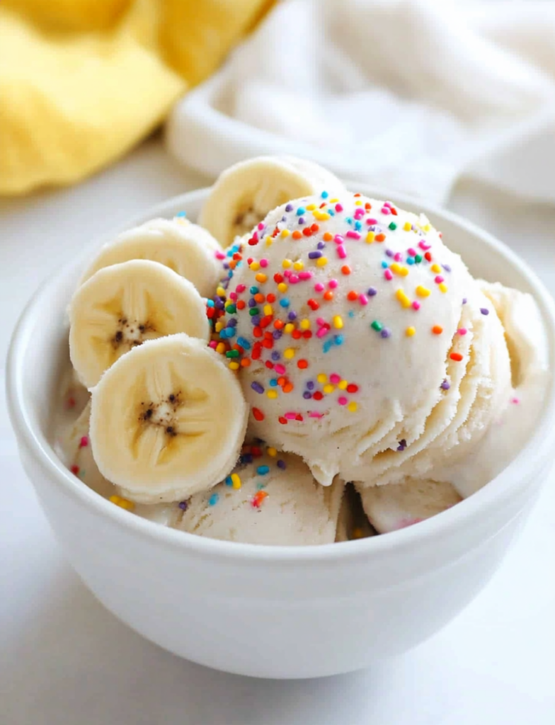 Storing Ninja Creami Banana Ice Cream